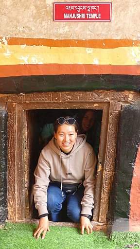 Eingang zum Manjushri-Tempel - Ladakh: Sehensw&uuml;rdigkeiten