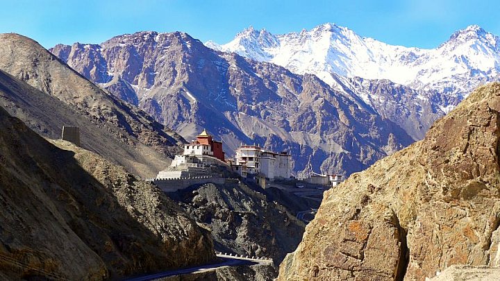 Tingmosgang Kloster-Festung - Ladakh: Sehensw&uuml;rdigkeiten
