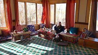 Aufenthaltsraum - Ladakh: Essen & Schlafen