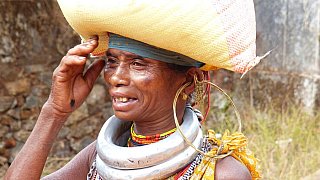 Frau des Gadaba-Volksstammes in Odisha - Chhattisgarh: Land-und-Leute