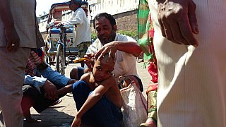 Barbier am Jaganath Tempel - Chhattisgarh: Land-und-Leute