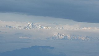 Kangchenjunga vom Singalila Ridge Trek 2005 - West-Bengalen: Landschaft