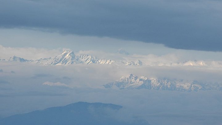 Kangchenjunga vom Singalila Ridge Trek 2005 - West-Bengalen: Landschaft