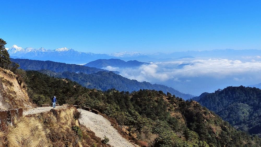 Erste Ausl&auml;ufer des Kangchenjunga-Massivs - West-Bengalen: Landschaft