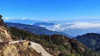 Erste Ausl&auml;ufer des Kangchenjunga-Massivs - West-Bengalen: Landschaft