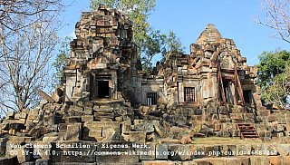Ek Phnom Khmer-Tempel - Kambodscha - Sehensw&uuml;rdigkeiten