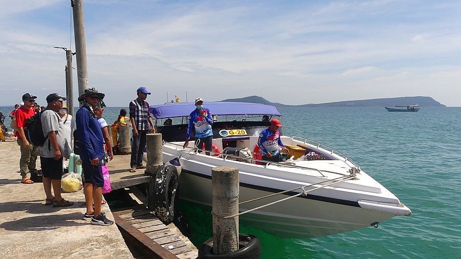 Schnellboot von Sihanoukville nach Koh Rong - Kambodscha-Blog