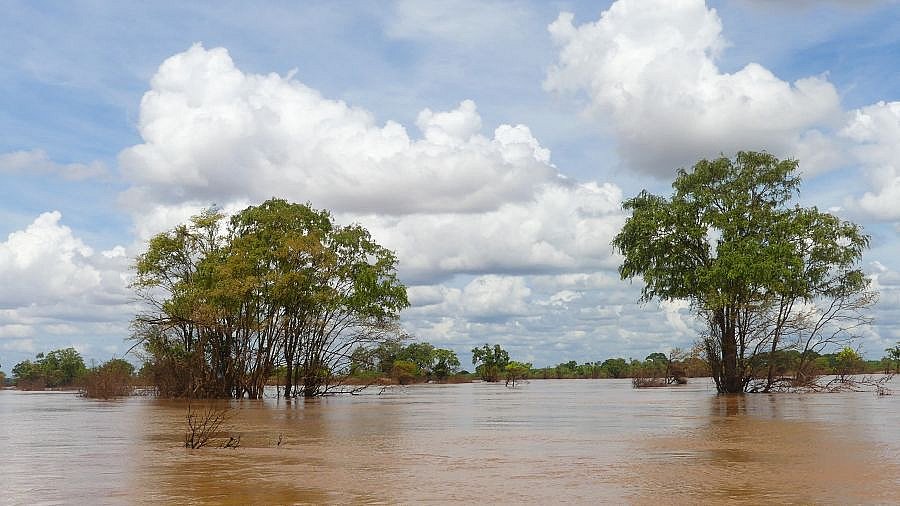 Mekong Flusslandschaft - Kambodscha-Landschaft