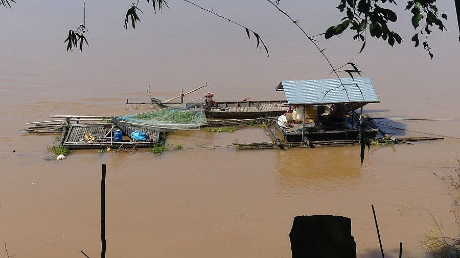 Fischerboot Kho Trong - Kambodscha - Land und Leute