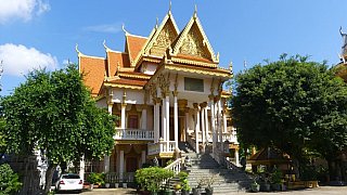 Wat Langka Tempel in Phnom Penh - Kambodscha - Sehensw&uuml;rdigkeiten