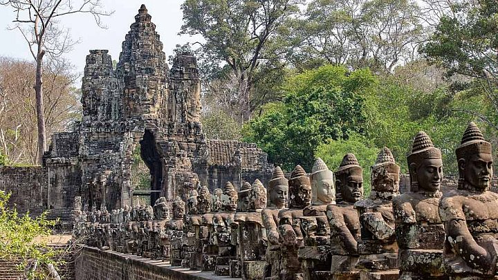 S&uuml;dtor von Angkor Thom - Kambodscha - Sehensw&uuml;rdigkeiten