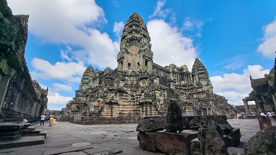 Zentralturm von Angkor Wat - Kambodscha - Sehensw&uuml;rdigkeiten