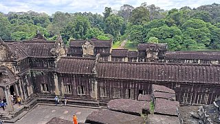 Innere Mauer von Angkor Wat - Kambodscha - Sehensw&uuml;rdigkeiten