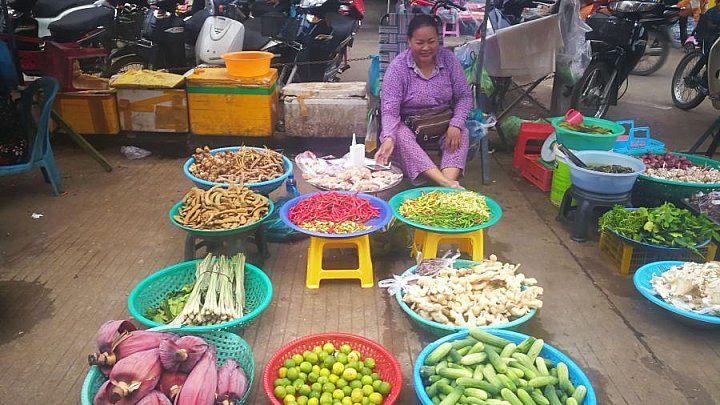 Marktstand - Kambodscha - Land und Leute