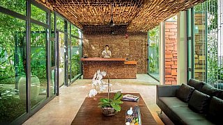 Lobby im Anjali Hotel in Siem Reap - Kambodscha - Essen und Schlafen
