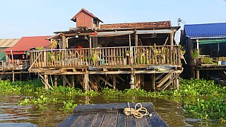 ST63-Homestay in Kampong Khleang - Kambodscha - Essen und Schlafen
