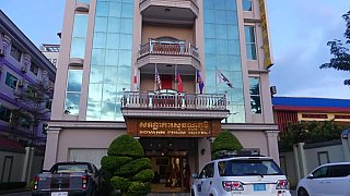 Sovann Phum Hotel in Kampong Chhnang - Kambodscha - Essen und Schlafen