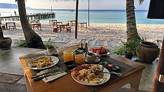 Restaurant mit Meerblick - Kambodscha - Essen und Schlafen