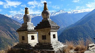 2014 - Langtang-Gebirge von Syabrubensi - Helambu-Langtang: Landschaft