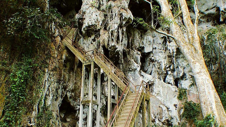 Pha Thok H&ouml;hle bei Nong Khiaw - Laos - Landschaft
