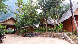 Nam Ou Resort in Nong Khiaw - Laos - Schlafen und Essen