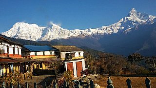 Himalaya-Panorama vom Australian Camp - Nepal Himalaya-Panoramen