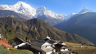 Gandruk am Fu&szlig; des Annapurna-Massivs - Nepal Himalaya-Panoramen