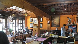 Restaurant im Shiva Guesthouse - Kathmandu-Tal: Essen & Schlafen