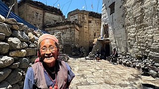 Dorfplatz von Tetang - Nepal - Mustang 2024 - Land und Leute