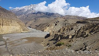 Kali Gandaki-Tal kurz vor Tangbe - Mustang 2024 - Landschaft