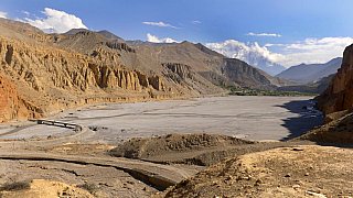 Blick auf das Kali Gandaki-Tal - Mustang 2024 - Landschaft