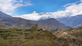 Tal von Muktinath mit Dhaulaghiri - Mustang 2024 - Landschaft