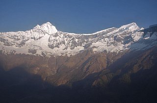 Flug von Pokhara nach Jomosom - Nepal - Mustang - verbotenes K&ouml;nigreich 1993 & 97