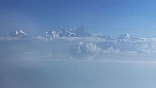 Flug von Pokhara nach Kathmandu - Mustang 2024 - Landschaft