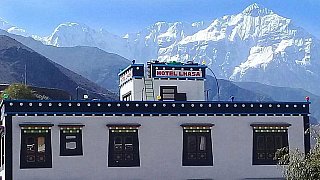 Hotel Lhasa in Kagbeni - Nepal Mustang 2024 - Essen und Schlafen