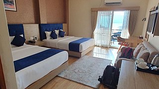 Zimmer im Majestic - Nepal Mustang 2024 - Essen und Schlafen