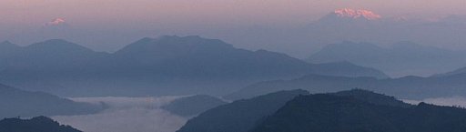 2014 - Himalaya-Blick von Tansen zum Sonnenaufgang - Zentral-Nepal