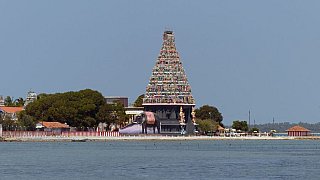 Raja Raja Gopuram auf der Insel Nagadeepa - Sri Lanka - Sehensw&uuml;rdigkeiten