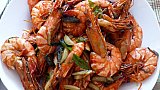 Fangfrische Garnelen - Sri Lanka - Essen und Schlafen