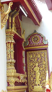 Tempeleingang in Chiang Rai - Nordthailand