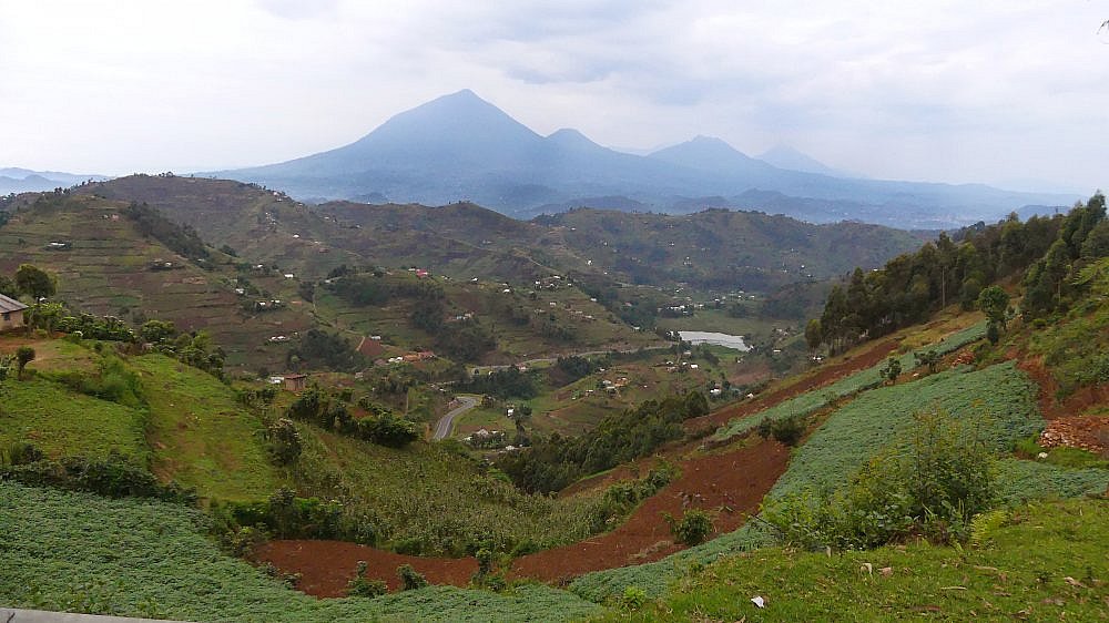 Die Kisoro-Berge - Uganda - Landschaft