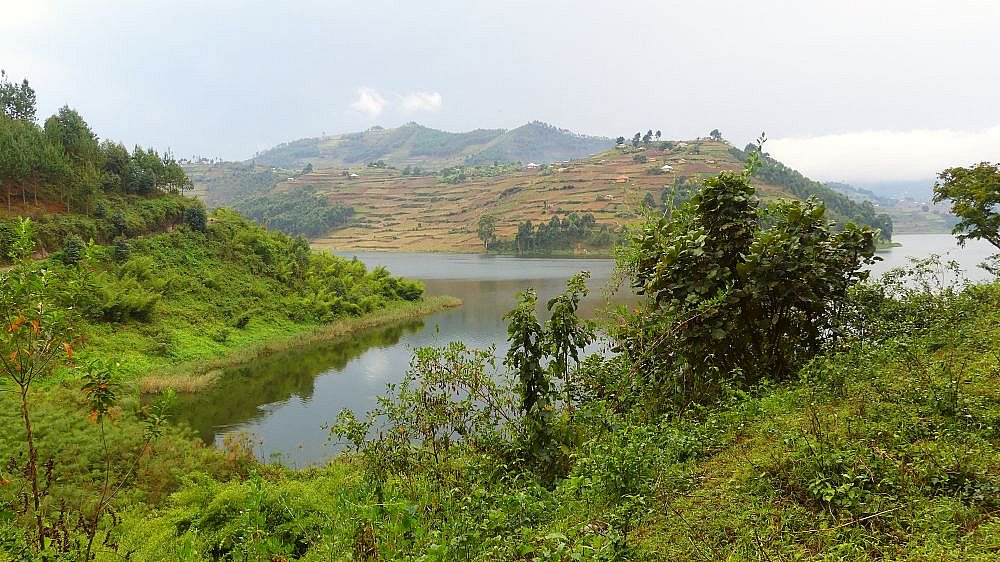 Ver&auml;stelungen des Lake Bunyonyi - Uganda - Landschaft