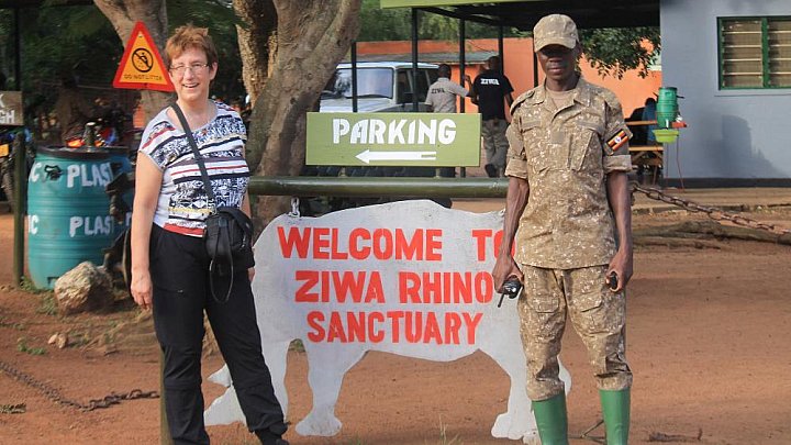 Ranger Jeff im Ziwa Rhino Sanctuary - Uganda - Blog