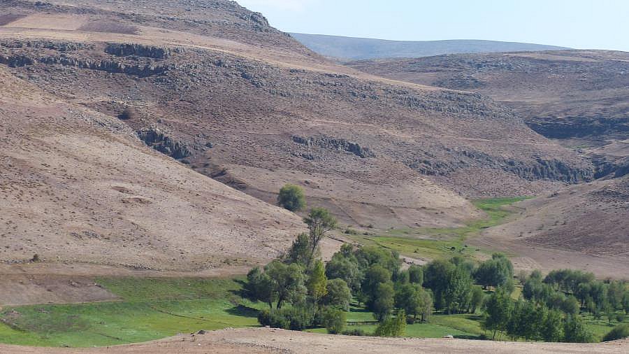 Hochebene zwischen Ardebil und Taebris - Nord-Iran: Landschaft