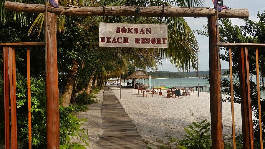Soksan Beach Resort auf Koh Rong - Kambodscha - Essen und Schlafen