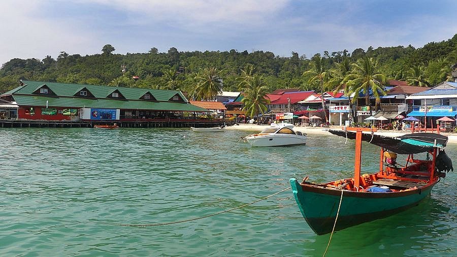 Koh Rong - Landungssteg - Kambodscha - Land und Leute
