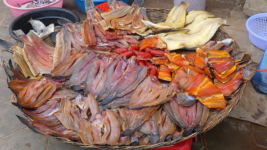 Getrockneter Fisch - Kambodscha - Land und Leute