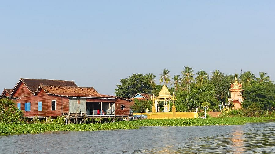 Pagode in Kampong Khleang - Kambodscha - Land und Leute