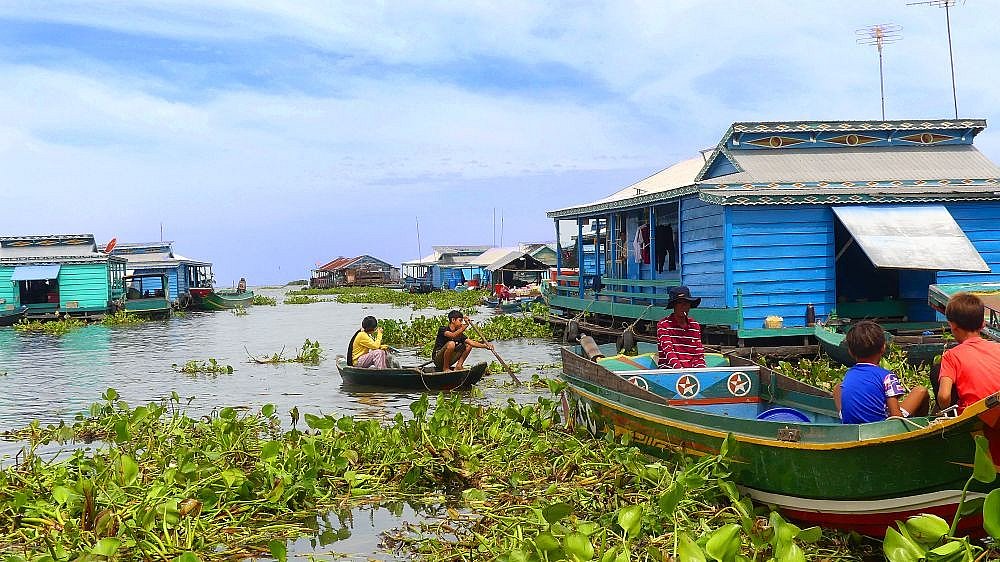 Wasserwelt von Kampong Luong - Kambodscha - Land und Leute