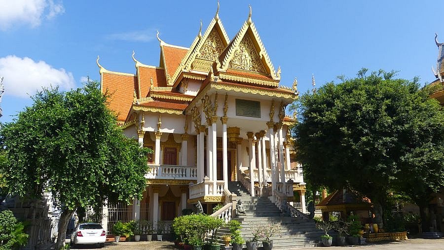 Wat Langka Tempel in Phnom Penh - Kambodscha - Sehenswürdigkeiten